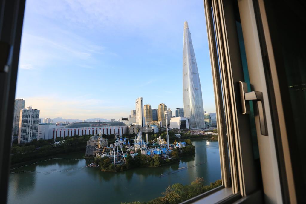 Lotte World Lake View Loft Сеул Екстериор снимка